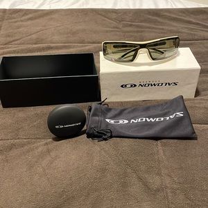 Salomon Sports Sunglasses - Symbio Pro - Category 3 - beige and brown lenses